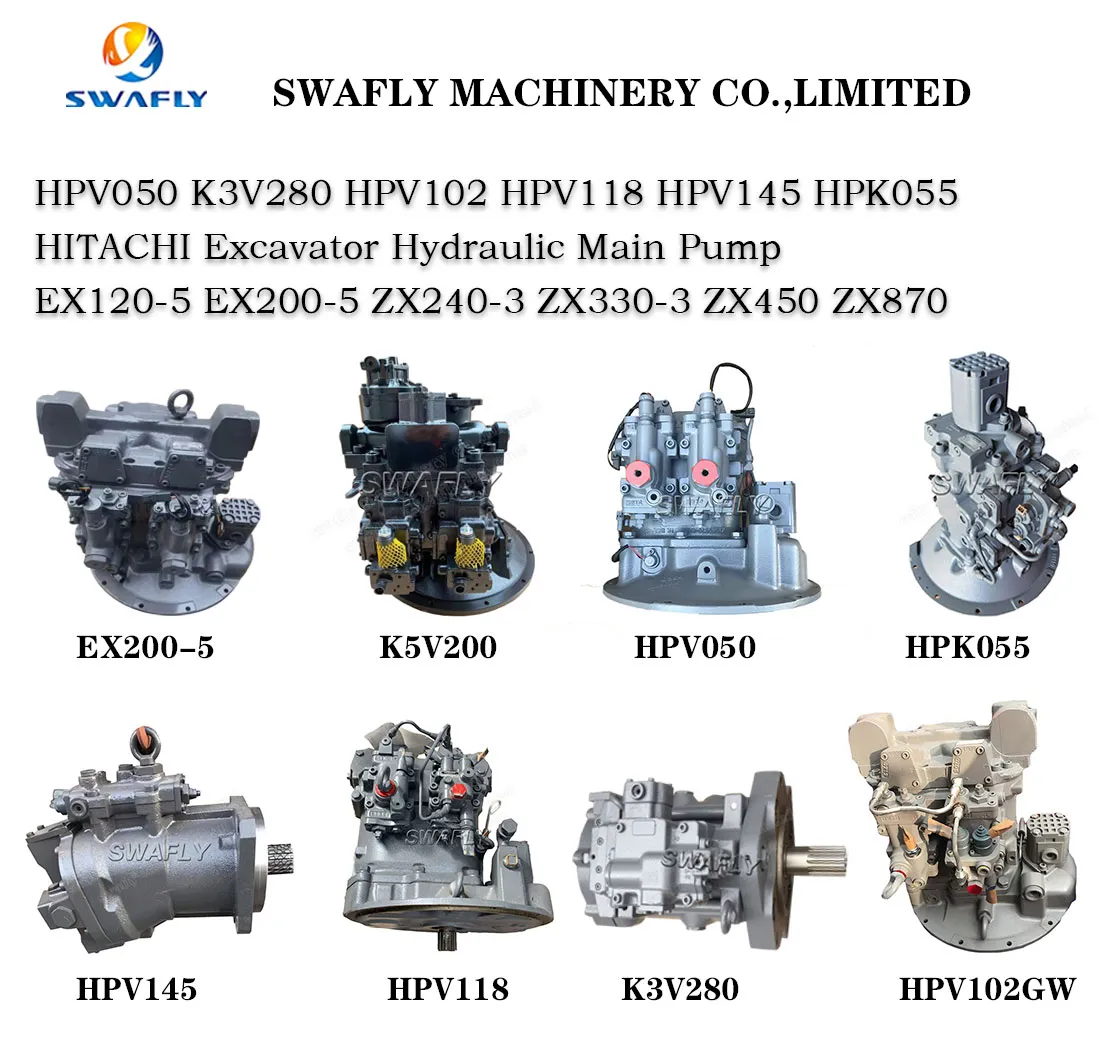 Hitachi ZX200-3 9262319 HPV118 Main hydraulic pump