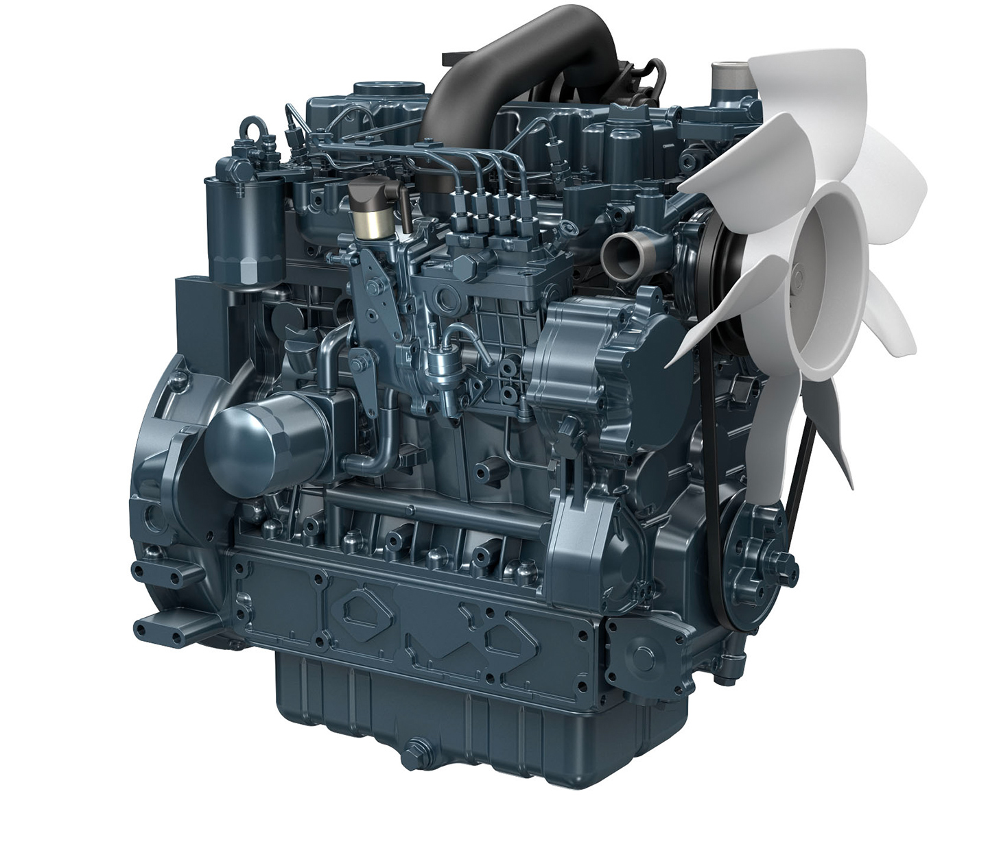 Kubota V3600-T-E3B Engine 1J408-26000 63KW 2600RPM 84.5HP
